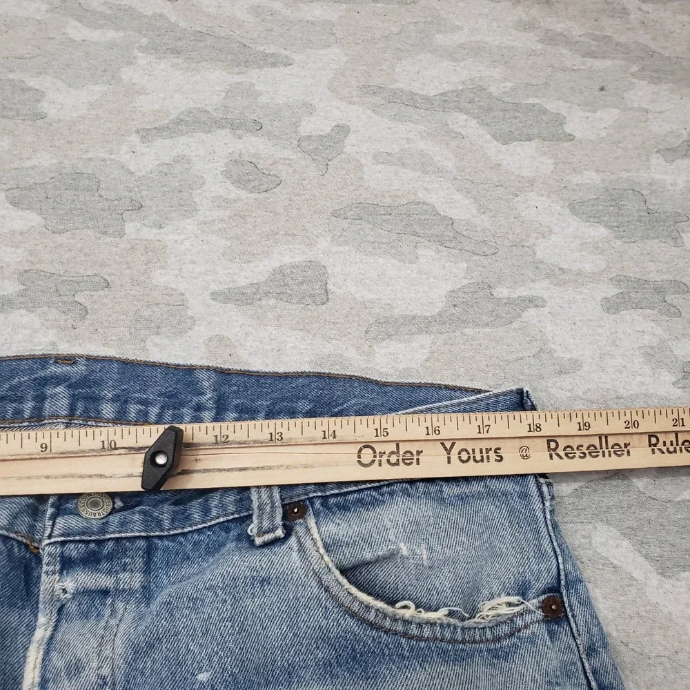 Vintage Levis 501 Jeans Mens 36x30 Blue Button Fly Straight Leg Workwear USA